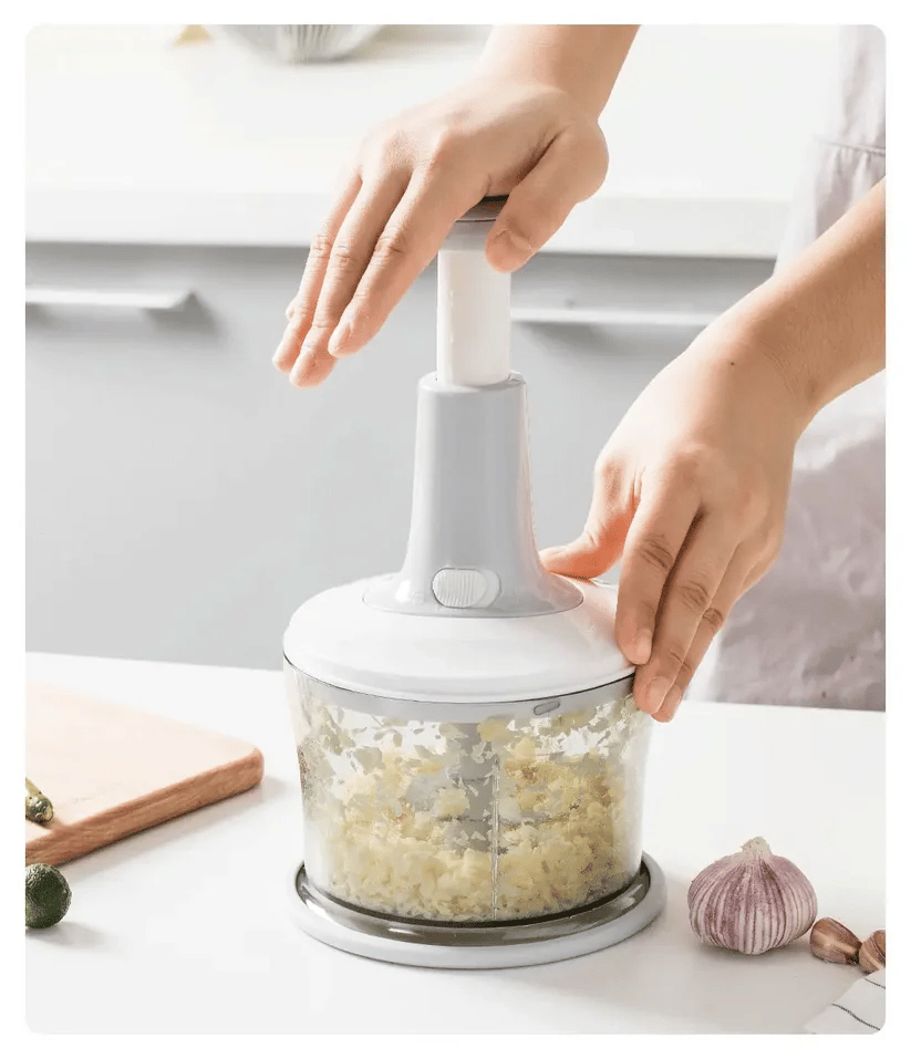 Hand Pushing Chopper Manual Press